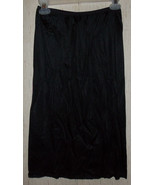 EXCELLENT WOMENS Vanity Fair 28&quot; BLACK HALF SLIP  SIZE M/40 - €20,32 EUR