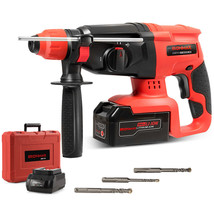 20V Cordless Lithium-Ion Sds Plus Rotary Hammer Drill 3 Mode W/Drill Bit - £90.03 GBP