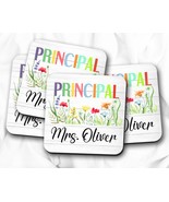 School Principal Coasters, Personalized Gifts For School Principal, Teac... - £3.92 GBP