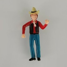 Vintage Ertl Plastic PVC Rubber Cowboy Figure Toy - £19.46 GBP