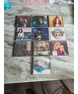 #16 lot 10 Country Western audio CDs Kenny Chesney Tim McGraw Garth Brooks - $290.57 MXN