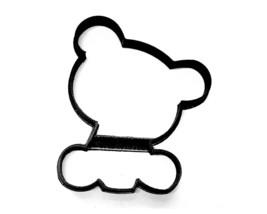 Baby Bear Outline Cub Woodland Creature Forest Animal Cookie Cutter USA PR3640 - £2.38 GBP