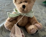 Boyds Bear Georgie Plush Jointed Brown Teddy Bear Head Bean Coll Tags 6&quot;... - $10.84