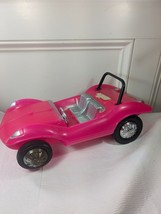 Vintage Irwin dune buggy Barbie doll car pink convertible soft plastic b... - $98.00