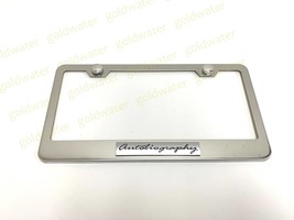 3D AUTOBIOGRAPHY Emblem Stainless Steel Chrome License Frame For Range R... - $22.68