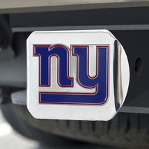 New York Giants Hitch Cover Color Emblem on Chrome - $1,071.61 MXN