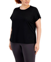 ID Ideology Plus Size Birdseye Mesh T-Shirt - Black - 3XL  - £13.97 GBP