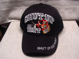 Deer Shut Up And Hunt Hunting Outdoor Baseball Cap ( Black ) - £9.02 GBP