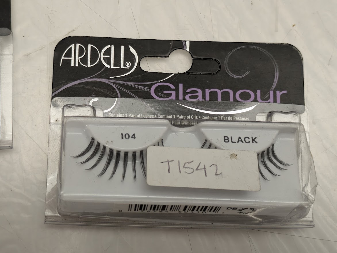 Pack of 3 Ardell Professional Lashes Natural Collection False Lashes 104 Black Item image 2
