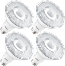 Sunco 4 Pack Dusk To Dawn Light Bulbs Flood Light Outdoor Par30 Led, Ul - £34.74 GBP