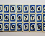Uno Rummy Up Replacement Blue Game Tiles  - $14.84