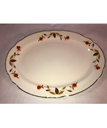 Hall China Autumn Leaf Platter Mint 11.5 inches - £20.09 GBP
