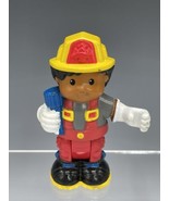 Little People Figure FIREMAN MICHAEL 3.5&quot; Bendable Possible Action Figure - $15.45 CAD