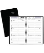 2024 AT-A-GLANCE DayMinder 5&quot; x 8&quot; Weekly Appointment Book Planner Black - £27.64 GBP
