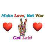 3'x5' Flag 'Make Love Not War' - $29.65