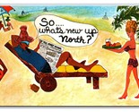 Fumetto Greetings What&#39;s Nuovo Up North Florida Fl Unp Cromo Cartolina U8 - £3.17 GBP