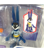 Mosse Space Jam A New Legacy Bugs Bunny Batman 5.25&quot; Action Figure and A... - £6.74 GBP