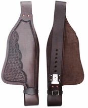 Horse Horse Western Adult Tooled Leather Replacement Saddle Fenders 5262 - $64.99