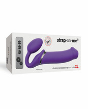 STRAP ON ME VIBRATING SILICONE STRAPLESS STRAP ON REMOTE CONTROL DILDO XL - $2,634.16 MXN