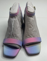 Vince Camuto NIB Jantta Women’s Size 7.5 Pink Blue High Heel Rainbow Sandals SF - £28.66 GBP
