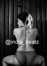 Foto bikini donna indiana modello sexy donna BW Photograph Risque Art RR... - $7.31+