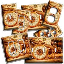 Old Captains Exposed Gears Pocket Watch Light Switch Outlet Wall Plate Art Decor - £10.06 GBP+