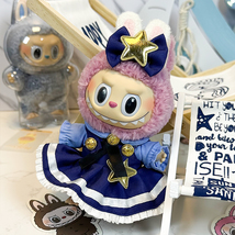 LABUBU Clothes Outfit The Monsters Plush Doll Handmade Clothes Set Witho... - $23.90