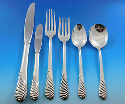 Sea Sculpture by Gorham Sterling Silver Flatware Set for 12 Service 78 pieces - £4,421.14 GBP