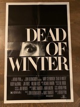 Dead of Winter 1987, Horror/Mystery Original One Sheet Movie Poster - £39.55 GBP