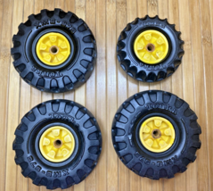 Vintage Set of 3 Mighty Tonka  XMB-975 4 1/2 in Tires plus 1 Tonka 3 1/2 in Tire - $23.00