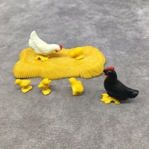 Playmobil 2 Chickens,  4 Chicks + Hay - $6.85