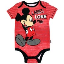 Mickey Mouse "Ladies Love Me" Bodysuit 9M - £5.84 GBP