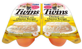Inaba Cat Twin Cups Chicken Cheese 6Ct/2.46Oz - £17.36 GBP