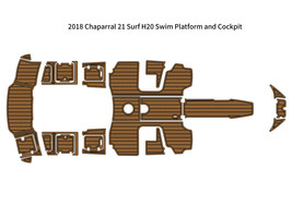 2018 Chaparral 21 Surf H20 Swim Platform Cockpit Boat EVA Foam Teak Floor Pad - £716.39 GBP