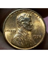 1978 Lincoln Penny Error On Liberty..DDR - £15.50 GBP