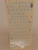 1 Sheet of Sandylion Disney Alphabet Stickers Incomplete - $4.00