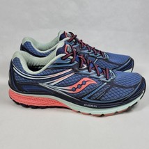 Saucony Women&#39;s Size 10.5 Guide 9 EverRun Running Shoes Blue Black Gray - £23.94 GBP