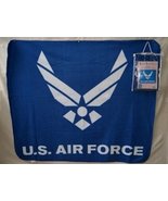 U.S. Air Force Wings 50x60 Polar Fleece Blanket Throw (Licensed) by U.S.... - £17.18 GBP