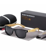 BARCUR Polarized Bamboo Sunglasses Men Wooden Sun glasses Women Brand Or... - £20.64 GBP+