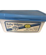 Vintage Baby Wipes Empty Container  1991 Photo Prop Lid Is Loose - $41.60 CAD