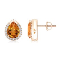 Authenticity Guarantee

ANGARA 2.21 Ct Pear-Shaped Citrine Stud Earrings with... - $1,151.92