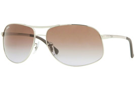 Ray Ban RB3387 003/68 64MM Sunglasses Silver/ Purple Violet Lens  64mm - $79.99