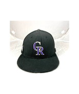 Colorado Rockies New Era MLB 9FIFTY Snapback Hat Cap Black Purple M/L - £15.58 GBP
