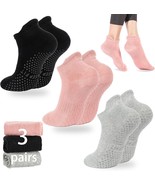 Grip Yoga Pilates Socks Non Slip Barre Athletic Socks with Grips for Wom... - $17.70 CAD