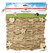 Natural Woven Play Mat with Wooden Chews for Small Pets - £4.61 GBP+