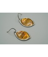 Vintage SILPADA Sterling Silver and Gold Filled Textured Dangle Earrings... - $67.89 CAD