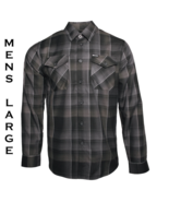 DIXXON FLANNEL x MEGADETH Flannel Shirt Collab - Men&#39;s Large - £82.12 GBP