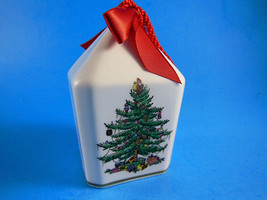 Spode Bell shape Merry Christmas Fine Bone China ENGLAND 3&quot;  ornament - £9.34 GBP