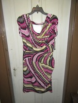 NWT ($89) Alfani Brasil Ladies Dress-Wavy Ikut-Size 12 - £18.34 GBP