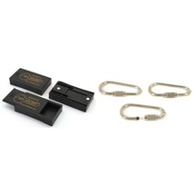 3 Magnetic Hide A Key Holders with Three Locking Keyrings - £8.96 GBP